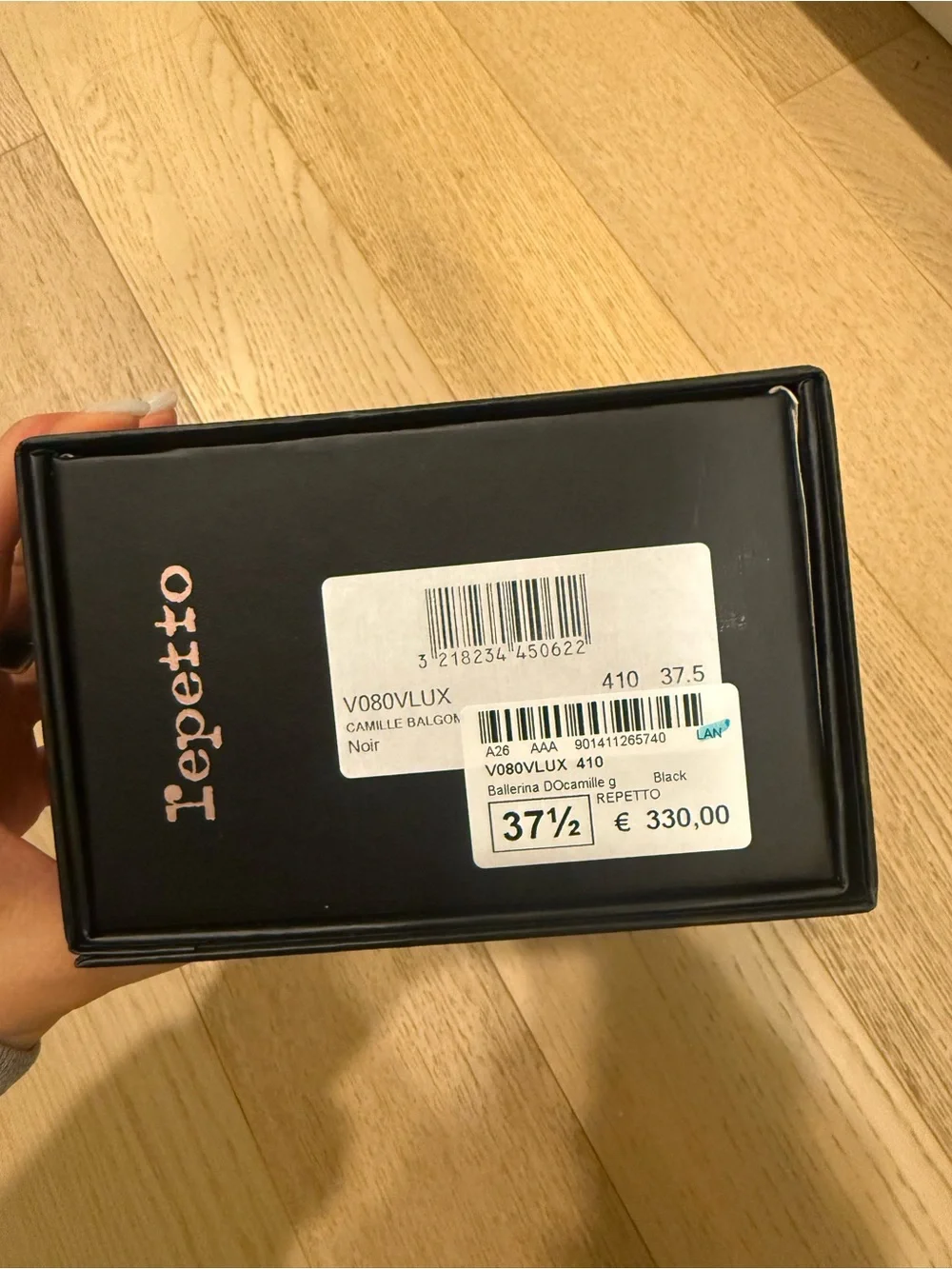 New with box and tags! Repetto Camille Black Patent Ballet Flats